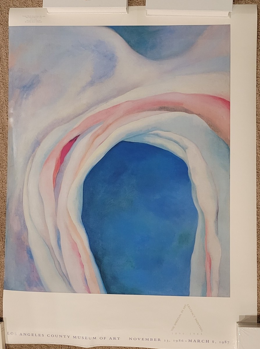 IA O'KEEFFE ポスター Georgia O'Keeffe: Abstraction Blue Poster – MoMA Design Store