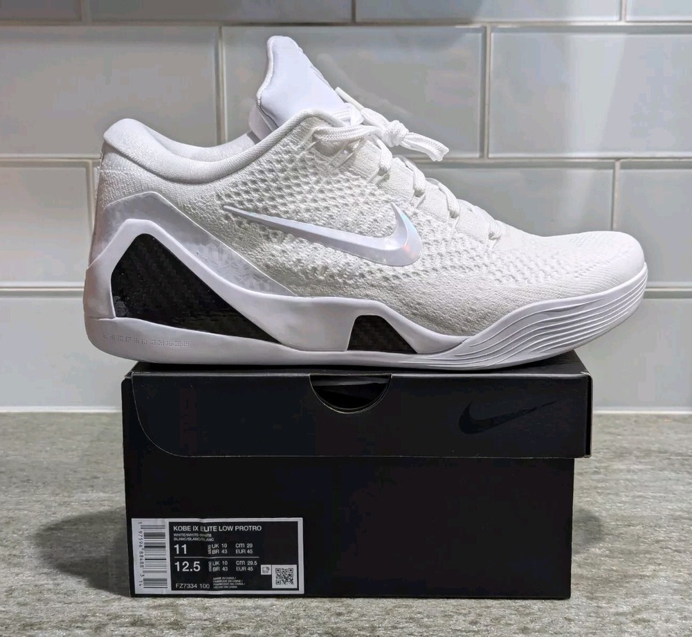 Nike Kobe 9 Elite Low Protro 'Halo' White FZ7334-100 Men Size 11 BRAND NEW
