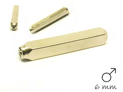 Mann, männlich Design-Stempel Schlagstempel, Impressart, Schriftgröße: 6 mm