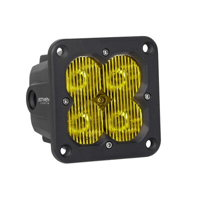 20Twenty ORION 3'' Cube Lights-Yellow- Driving Beam-Flush Mount-Amber Backlight