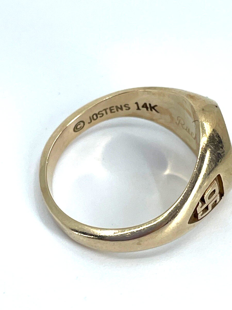 1995 - 14k Yellow Gold Jostens ECU Women's College Ring Size