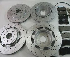 Maserati GranTurismo Gt front rear brake pads rotors set TopEuro #206 PREMIUM