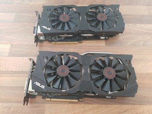 Asus Strix Geforce Gtx 970 Dc2oc 4gd5 Faulty Graphic Card Not Working Ebay