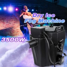 Dry Ice Fog Machine 3500W Dry Ice Low Lying Fog Machine Effect w/ Tube For Party
