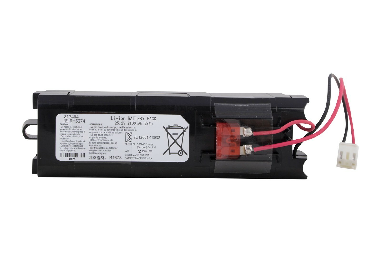 ROWENTA BATTERIA SCOPA ASPIRAPOLVERE AIR FORCE EXTREME LITIO 25,2V RH8871 RH8876