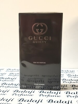 GUCCI GUILTY POUR HOMME 5.0OZ / 150ML EAU DE PARFUM SPRAY FOR MEN 
