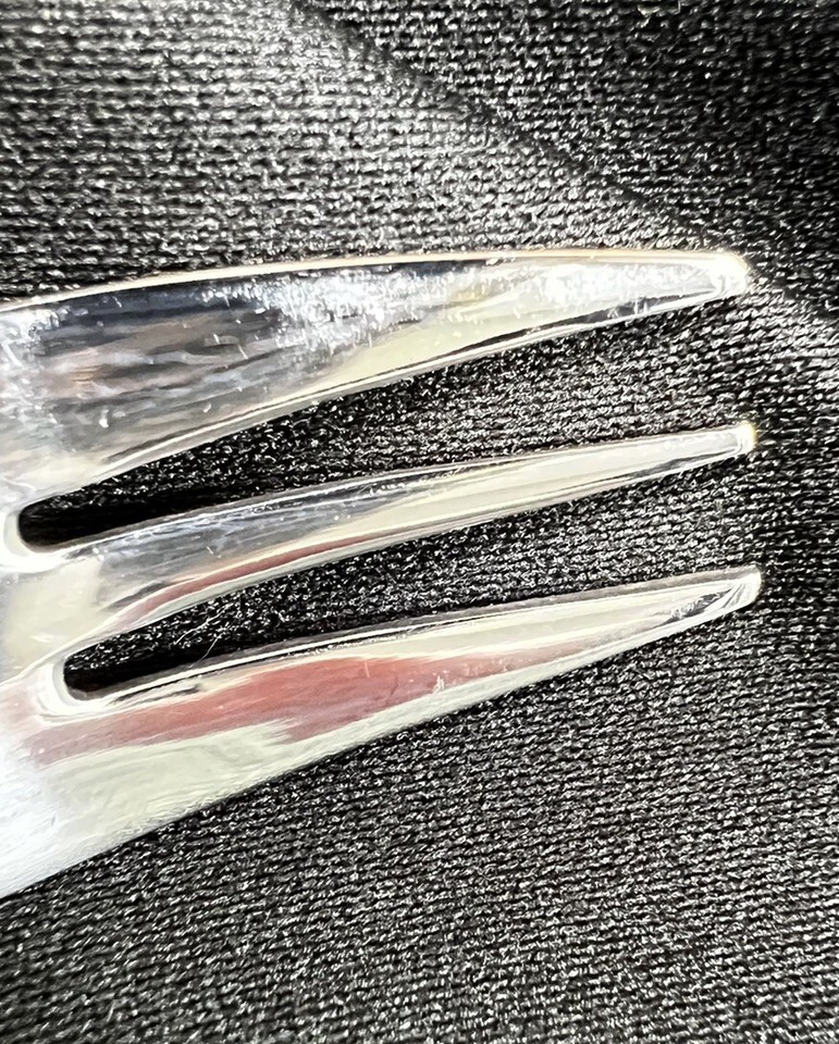 Cambridge Crossroad Sand Stainless Steel Dessert Fruit Forks Set of 8