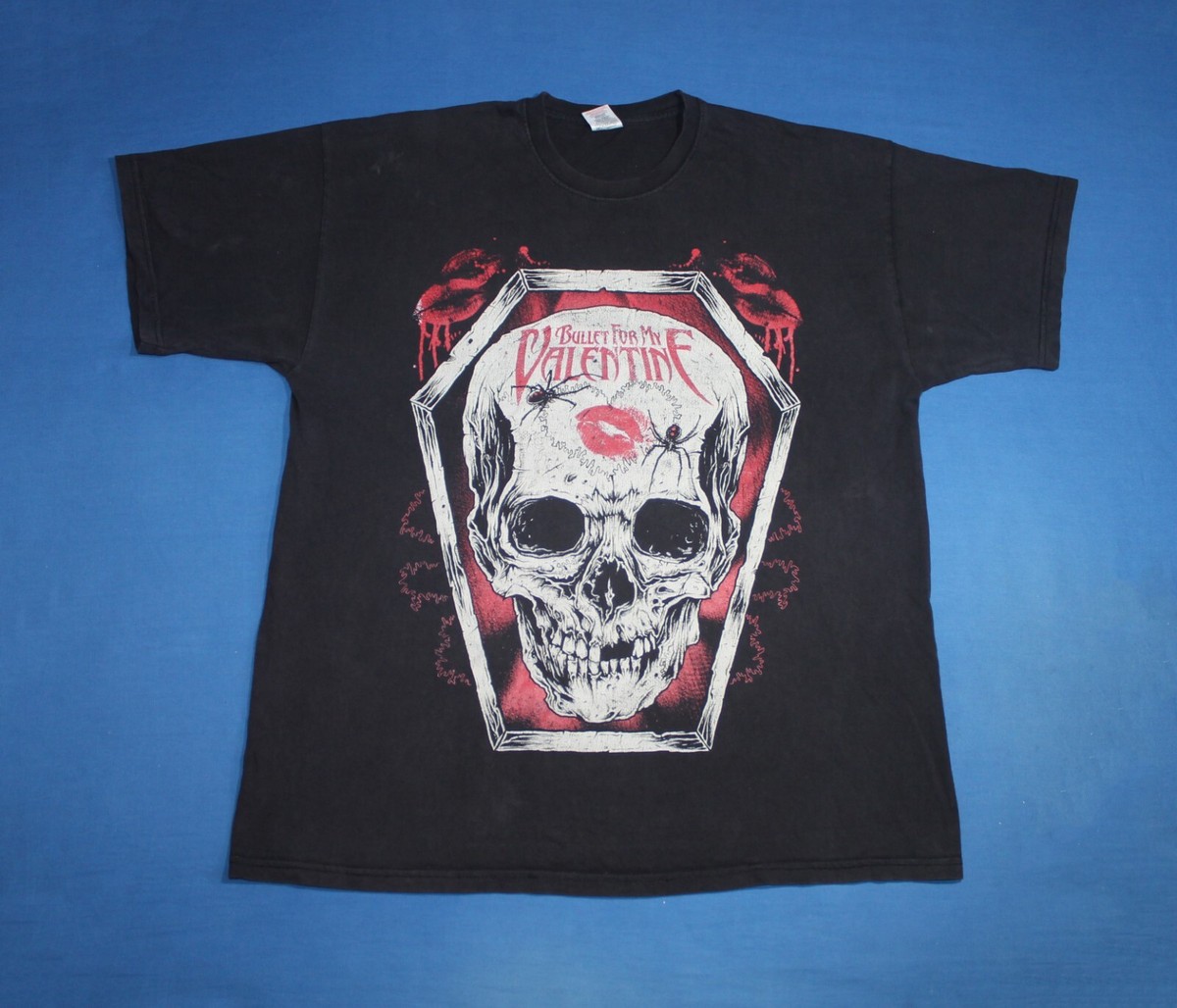 Bullet For My Valentine バンドT 2010 TOUR Bullet For My Valentine Shirt Tour 2010 Heavy Metal Band