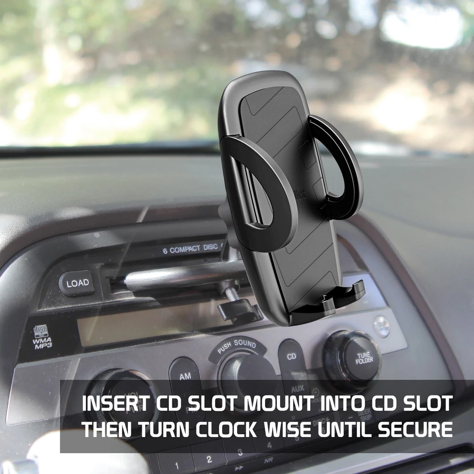 Cellet CD Slot Cell Phone Holder Mount Compatible with Apple, Samsung, Google - Image 4 of 4