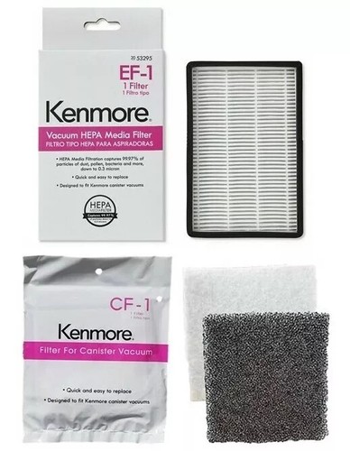 Jeu De 2 Filtres Pour Réservoir Aspirateur Kenmore & Panasonic Whispertone - Compatible Multiple Modèles