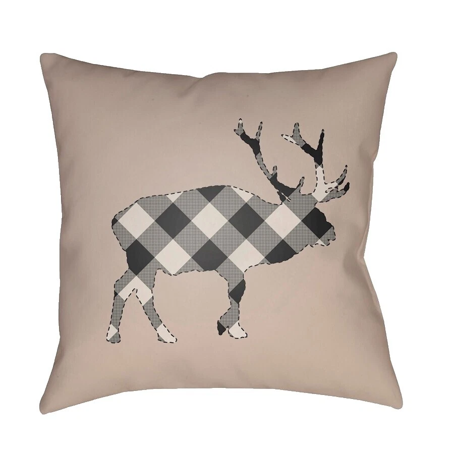 Plaid 100% Polyester Novelty Home Décor Pillows