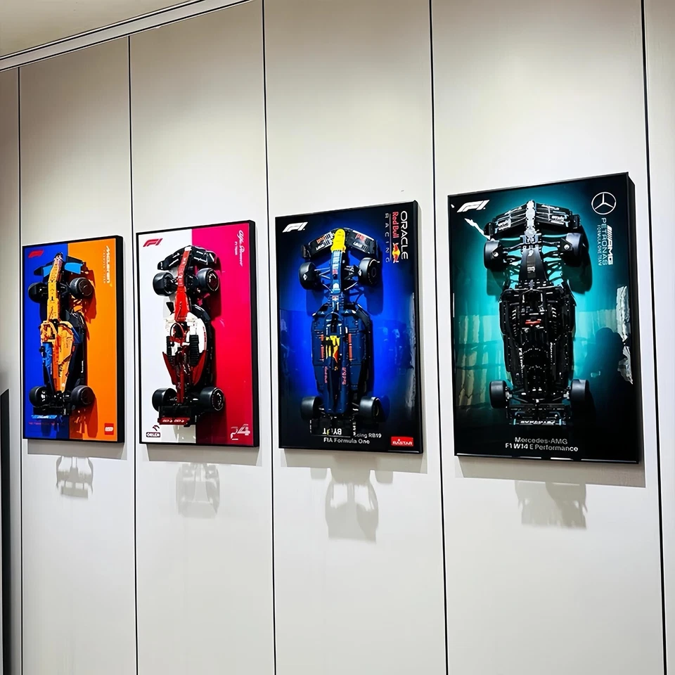 Metal Display wall mount for CaDA C64005w Alfa Romeo F1 Race Car C42 - Image 4 of 4