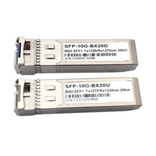 SFP 10G BiDi WDM SFP Module 10km 20km 40km 60km 80km LC compatible Cisco. lot