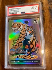 2021 DONRUSS JOE BURROW DOWNTOWN #DT-10 PSA 10