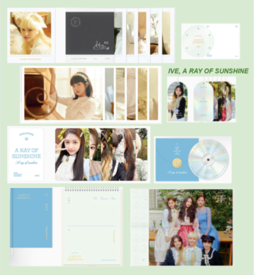 K-POP・アジア IVE A RAY OF SUNSHINE WELCOME PACKAGE IVE WELCOME PACKAGE[a Ray of Sunshine] PhotoCard Calendar Diary