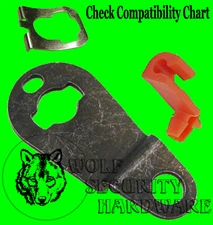 Strattec GM LH Driver Door Lock Pawl Metal Lever Cam Plastic Rod Retainer Clip