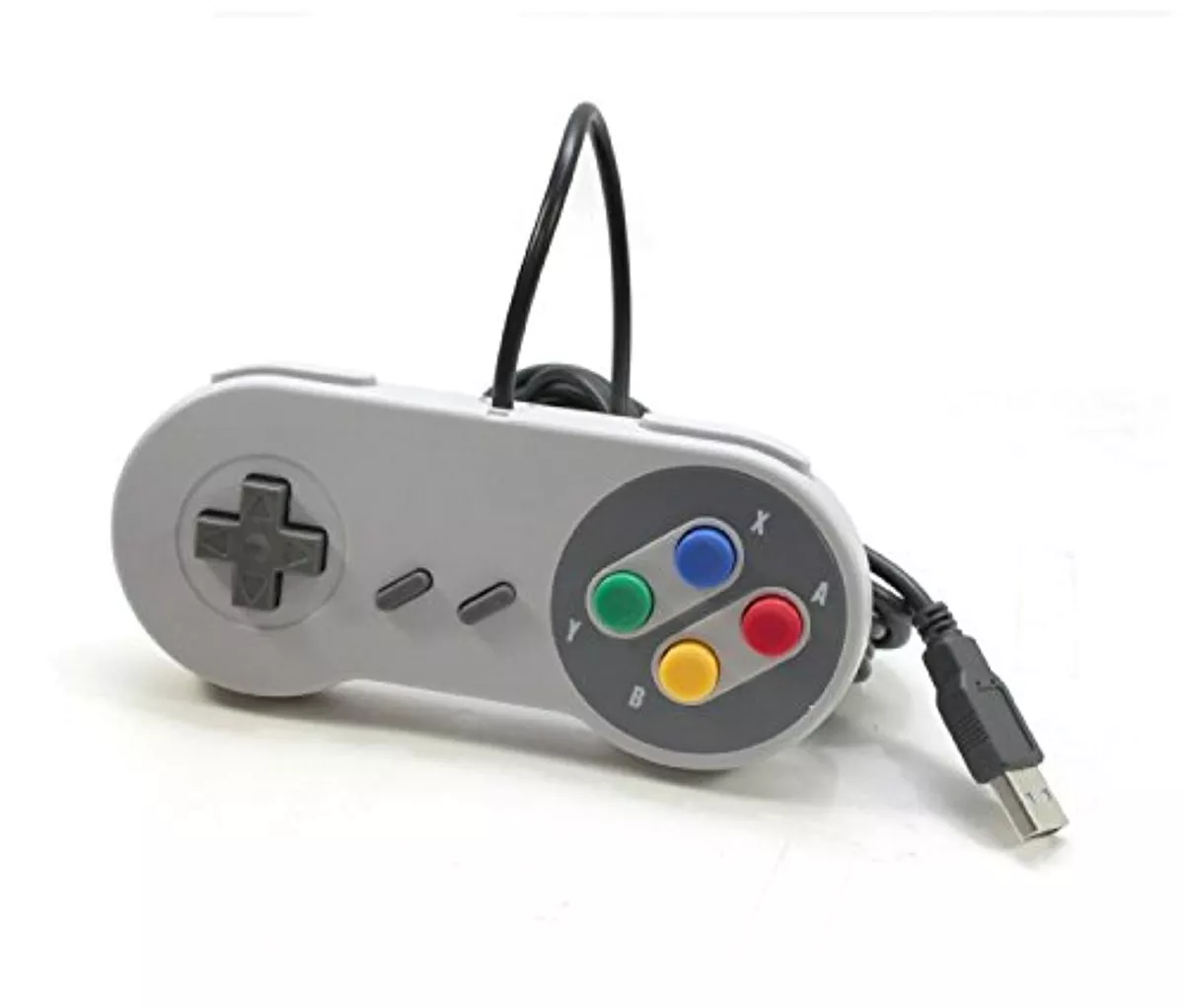 Controle Usb Nintendo 8 Bits Nes Emulador Computador Pc Mac