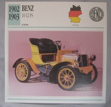 Benz Collectors Classic Car Cards set