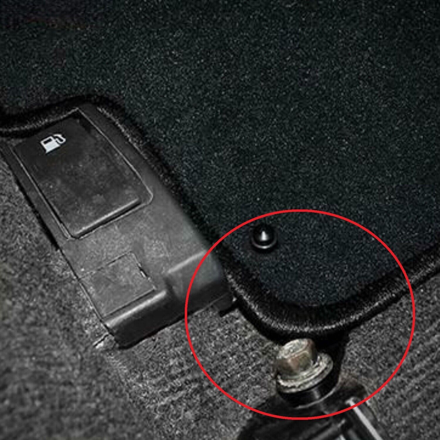 Driver Side Carpeted Floor Mat Retention Bracket for Subaru WRX 0207