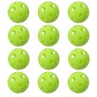 12-Pack Practice Baseballs Plastic Baseballs Training Hollow Airflow Softball.