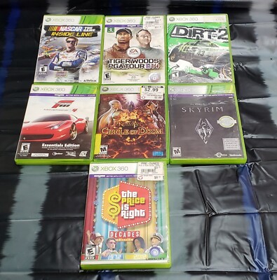 Lot Of 7 Xbox 360 Games Various Titles and Ratings