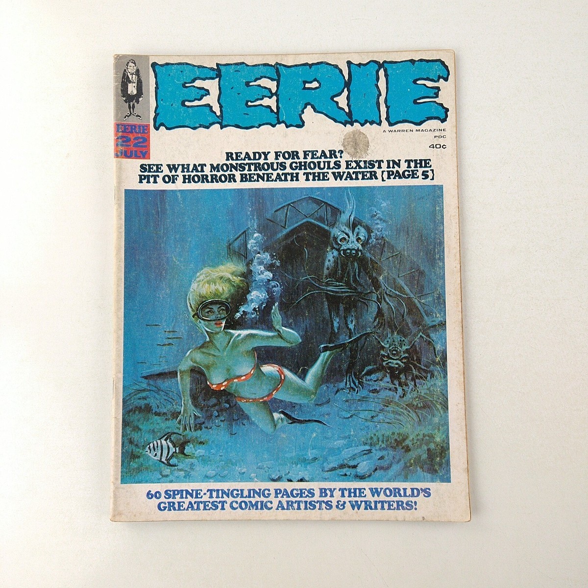 Eerie #22 Silver Age Horror (1969 Warren Magazine) | eBay