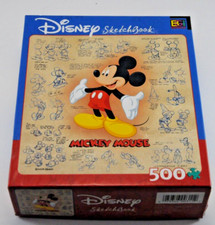 Disney Sketchbook Mickey Mouse 500 Piece Jigsaw Puzzle Buffalo Games