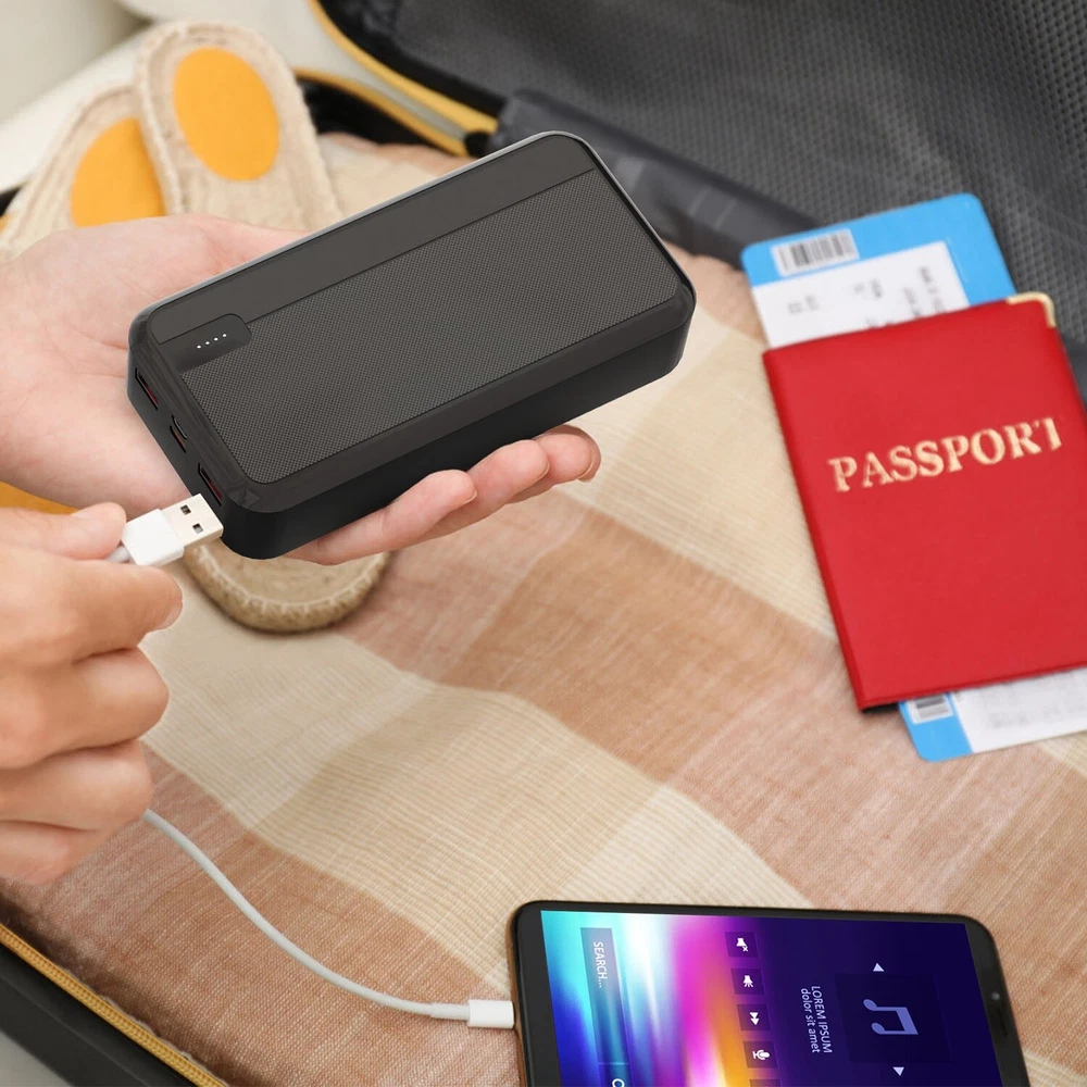 Portable Power Bank for Heated Vest Fast Charging External Battery Backup  