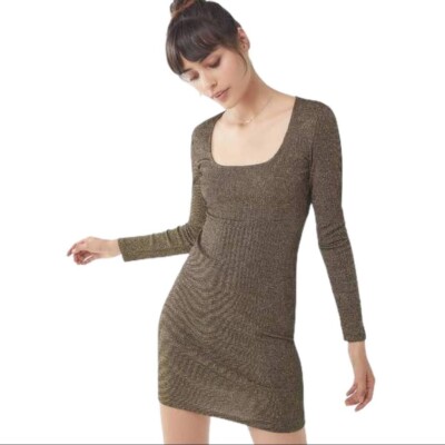 urban bodycon dresses UO Bodycon Tie-Back Mini Dress