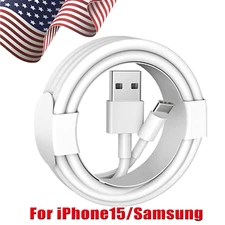 iPhone 15 16 Pro Max Plus USB-A Cable Fast Charger Type C Charging Data lot Cord