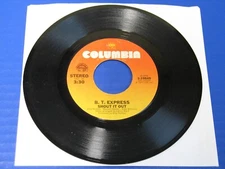 B.T. Express - Shout It Out / Ride On B.T. - 70s Funk Soul 45 Columbia VG+ VINYL