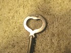 Antique vintage  Sager steel solid barrelll skelton key — photo 3