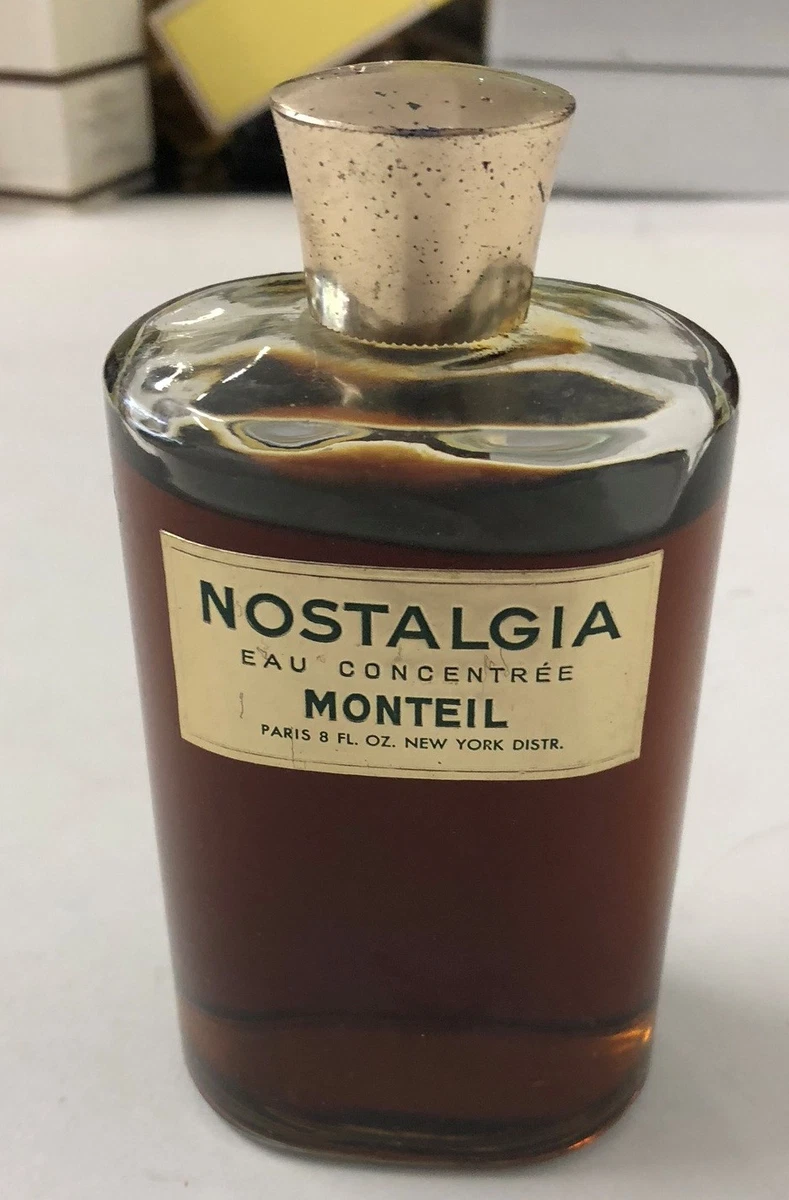 Vtg NOSTALGIA Eau Concentre Perfume Germaine Monteil 8 oz bottle
