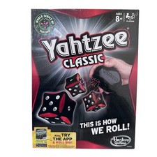 YAHTZEE Classic by HASBRO Gaming 2012 Black Red Edition Game NEW and SEALED