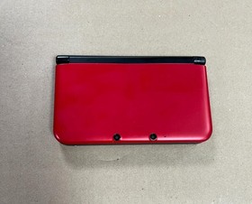 NINTENDO 3DS XL RED & BLACK HANDHELD CONSOLE- USED.