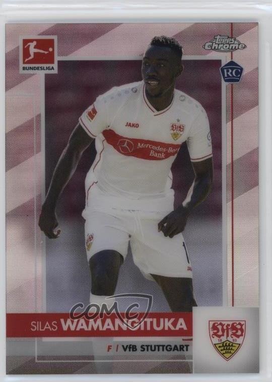 2020-21 Topps Chrome Bundesliga Refractor Silas Wamangituka #93 12zw