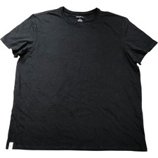 Image of Lacoste Lounge T-Shirt XXL Men Black Short Sleeve Cotton Crew Neck Classic Fit