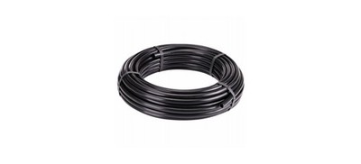 Raindrip 052010P Drip Watering Hose, 0.62 in ID, 100 ft L, Polyethylene, Black