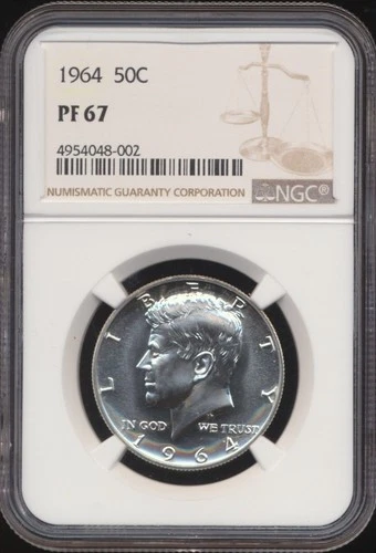 1964 Kennedy Half Dollar NGC PF 67