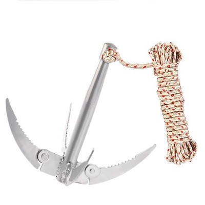 Lagnlnaoy Outdoors Grappling Hook Lake Weed Cutter Black, Green, Tan, Orange