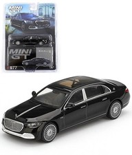 MINI GT MERCEDES BENZ MAYBACH S680 1/64 BLACK DIECAST MODEL CAR MGT00977-P11