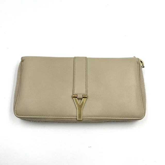 10.22 023 Saint Laurent YSL Line Leather Wallet