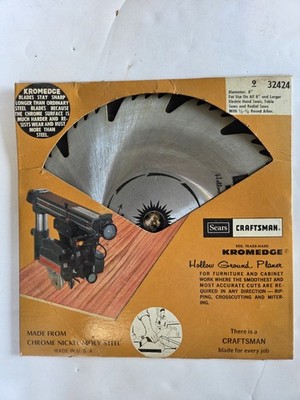 Genuine Sears Craftsman (9-32424) Kromedge Hollow Ground Planer