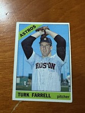 1966 Topps #377 Turk Farrell Houston Astros  Vgex
