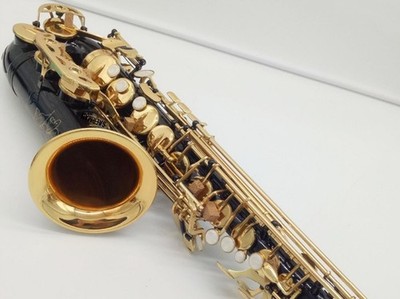 FACTORY HIGH QUALITY BLACK COLOR GOLD KEY STYLE ALTO SAX