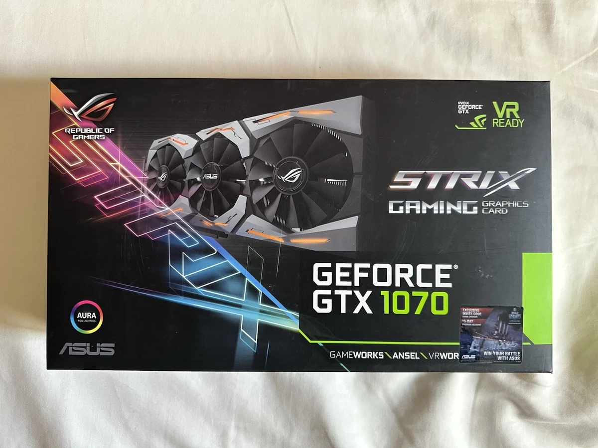 ASUS NVIDIA GeForce GTX 1070 8 GB Memory Computer Graphics Cards