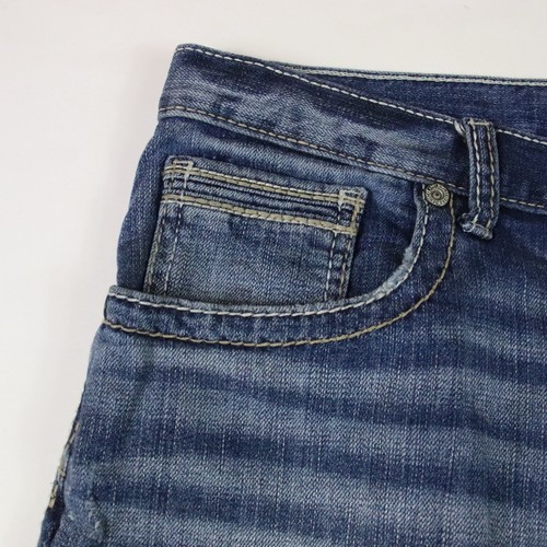 BKE Tyler Jeans Mens 38S Denim Stretch Straight Whisker Cowboy Western 40x30 - Picture 3 of 13