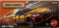 Matchbox 2026 - BMW I4 Police - Power Grabs - NEU & OVP