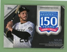 2019 Topps 150th Anniversary Manufactured Patches Nolan Arenado Colorado Rockies
