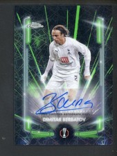 2024 Topps Chrome UEFA UCC Dmitar Berbatov Black Lazer Auto Green 22/99